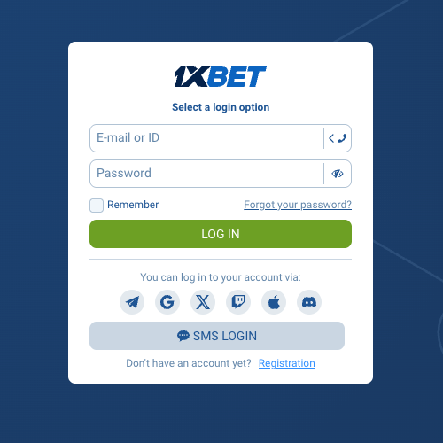 1xbet login account Egypt